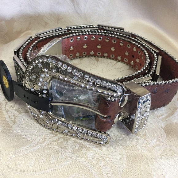 Crystal Bling Iridescent Belt/ ML main image 8