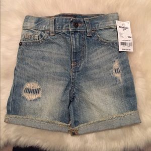 Osh Kosh denim shorts 18m