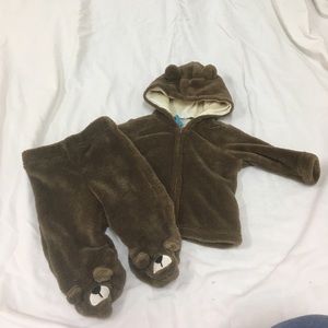 BOGO Baby brown bear 🐻 pant and cost set