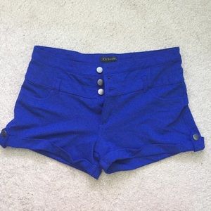 Ci Sono by Cavalini high waisted shorts