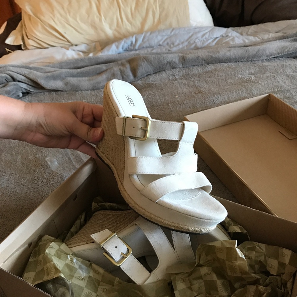 Ugg swade wedges brand new never worn