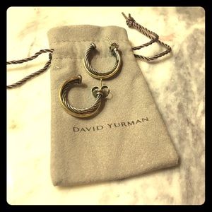 David Yurman classic cable hoop earring