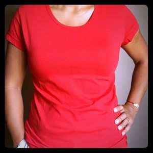 Red Women's Semi Fit T-shirt in Supersoft material