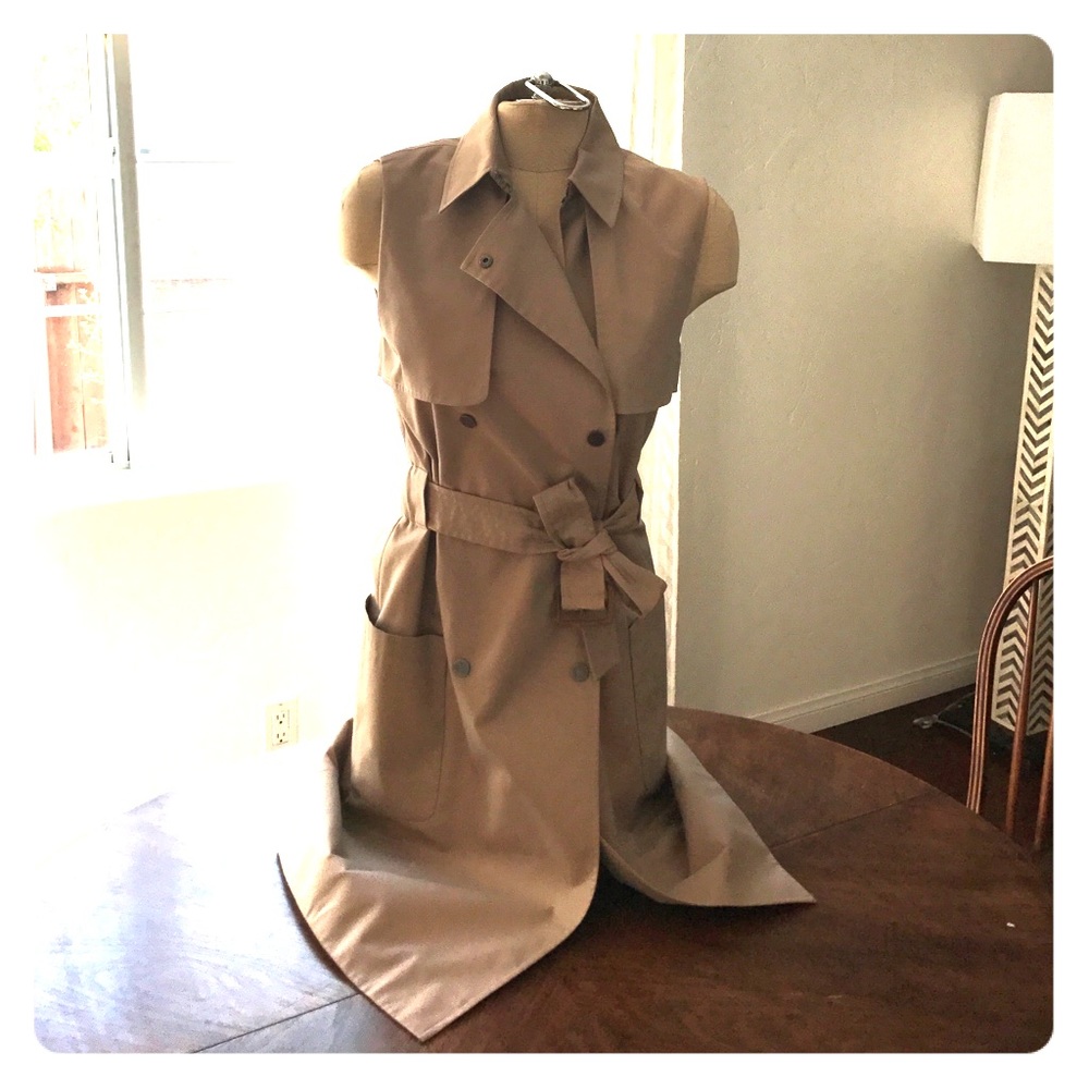 BCBG Max Azria Lenard Trench XXS NWT Khaki