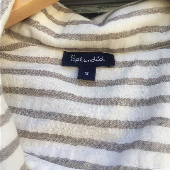 Splendid. 100% cotton blazer. Size Small. - Picture 2 of 4