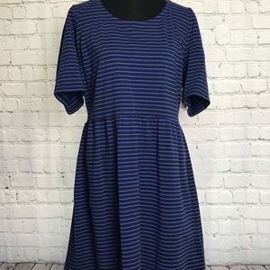 NWT Old Navy Blue/Navy Stripe Dress