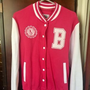 Varsity bomber jacket