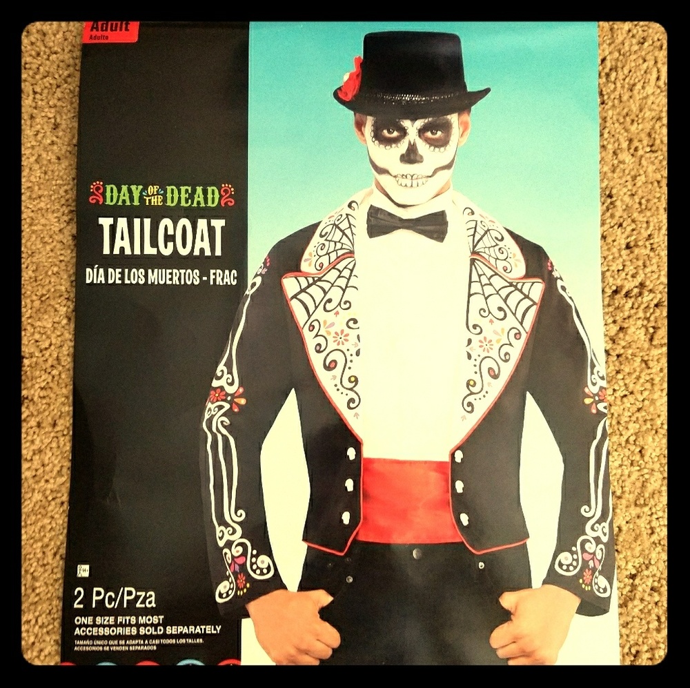 Mens Day of the Dead Suit Top