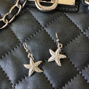Brighton Silver Starfish Earrings