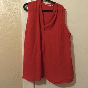 DONATING 3/9! Burnt Orange Sheer Blouse