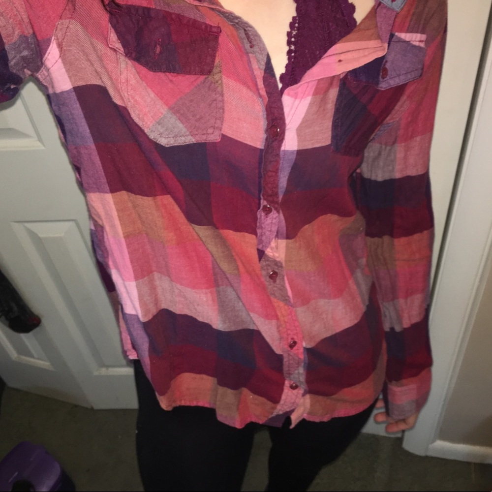 Warm colored flannel