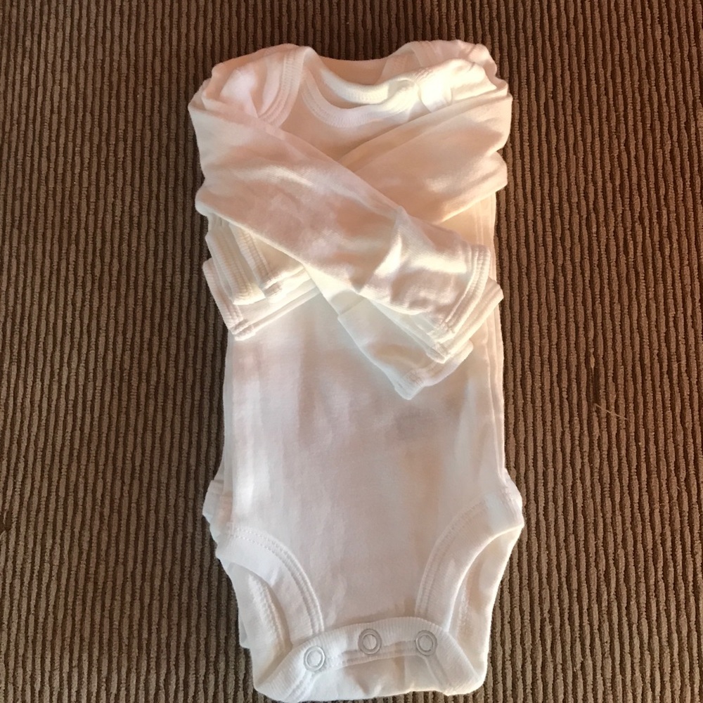 Bundle Three long sleeve preemie onesies