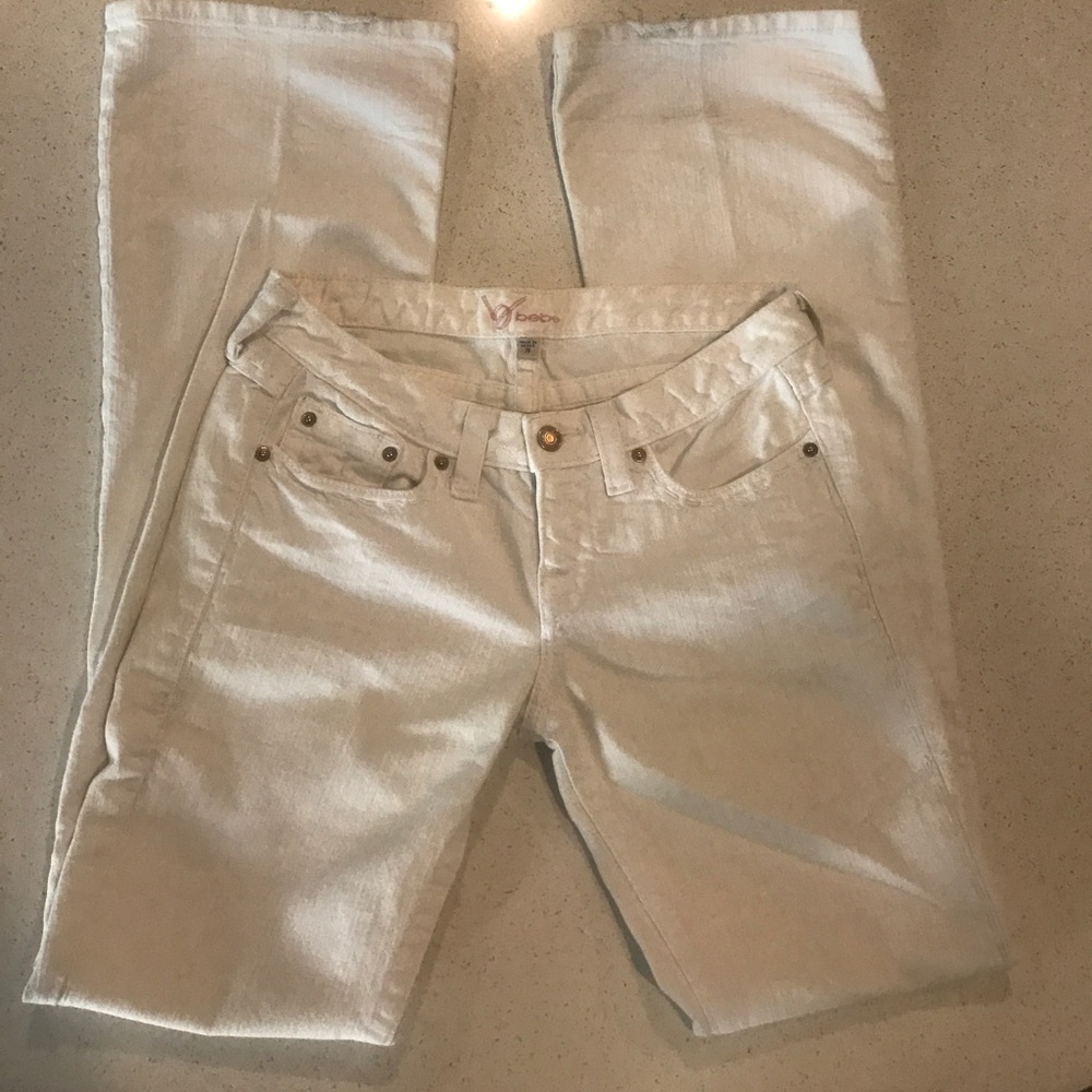 Bebe White Jeans
