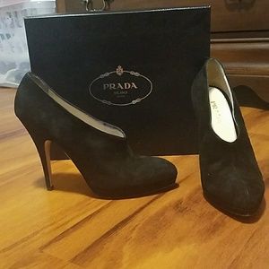 PRADA BLACK HEELS PRADA BLACK HEELS