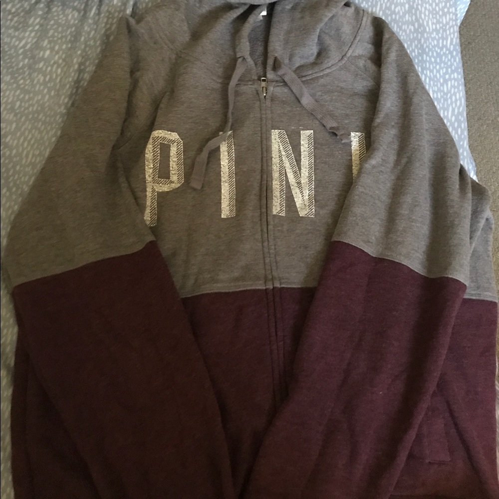 Pink hoodie