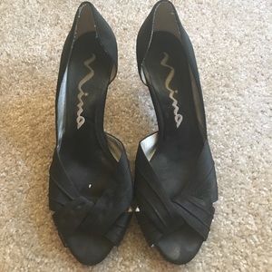 Nina black heels size 8.5 Nina black heels size 8.5