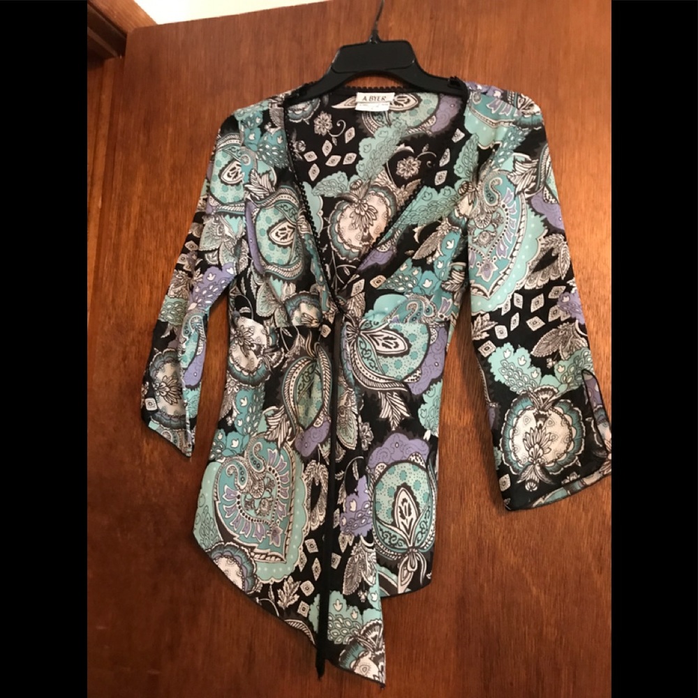 Vintage-type Blouse - shear A. Byer - sm/med