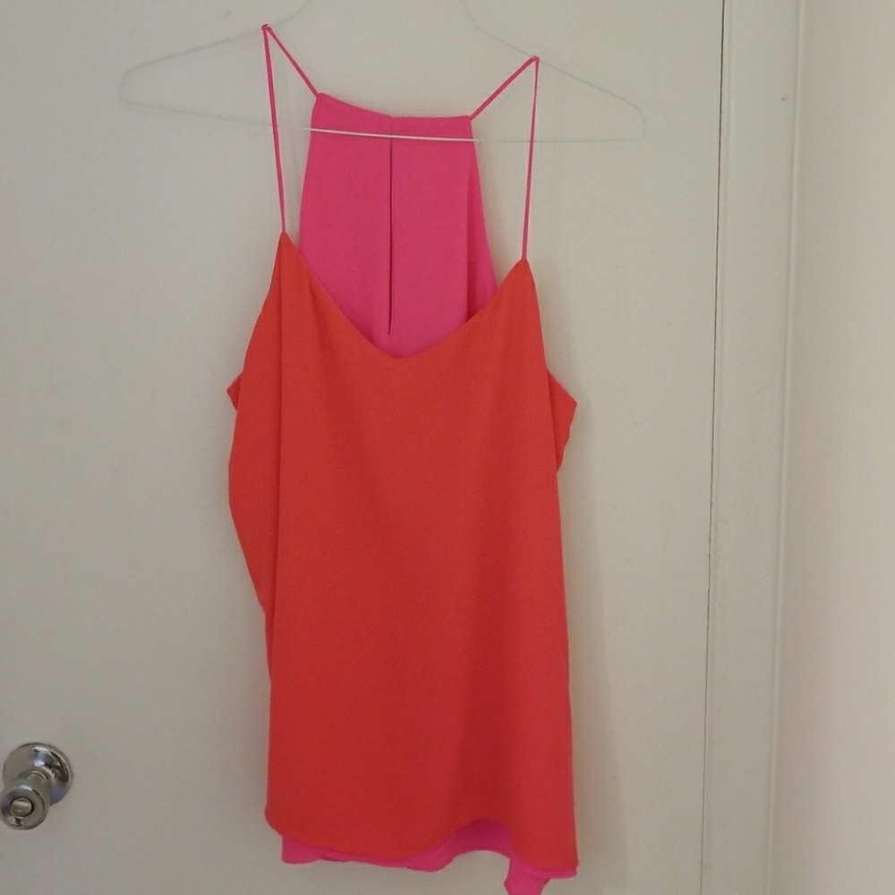 Pink tank top