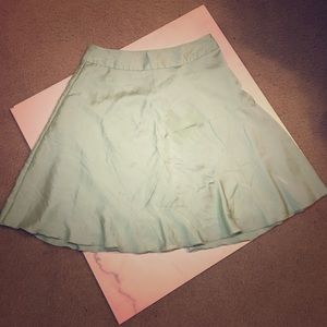 The Limited Silk Skirt Mint