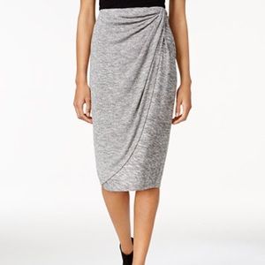 Bar iii faux-wrap Skirt