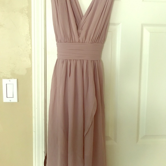 Charming Muave High Low Dress! - Picture 2 of 7