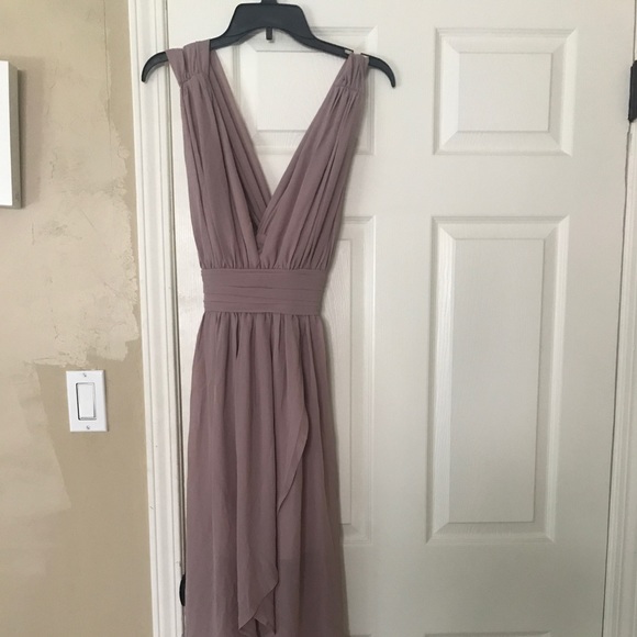 Charming Muave High Low Dress! - Picture 4 of 7
