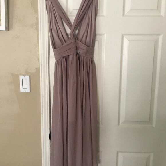 Charming Muave High Low Dress! - Picture 7 of 7