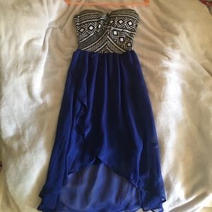 Charlotte Russe royal blue dress