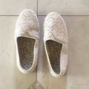 Crochet slipon flats beach festival