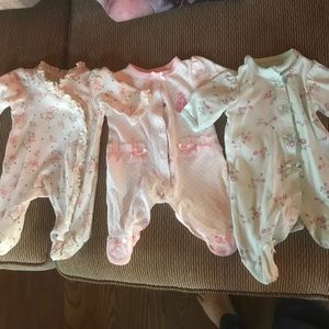 Bundle three preemie onesies