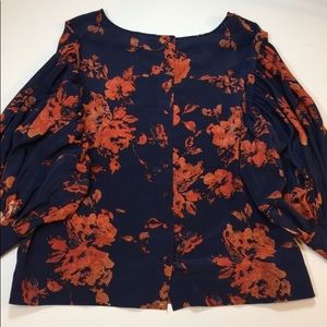 Anthropologie Odille 100% Silk Blouse