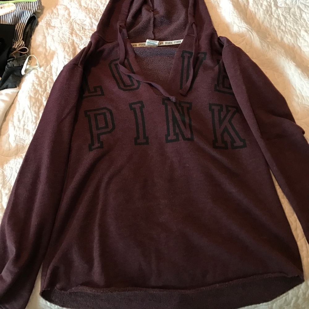Dark purple PINK sweatshirt