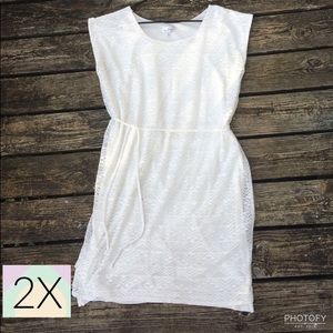 Beautiful White Plus Size Dress•Size 2X