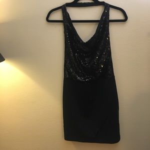 New Small petite sequined cocktail dress