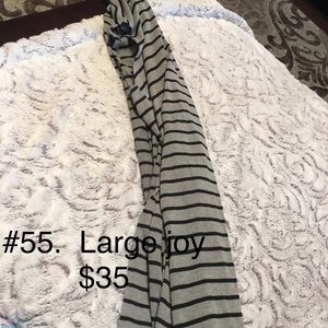 NWOT lularoe Large striped Joy