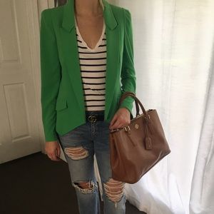 Green blazer jacket