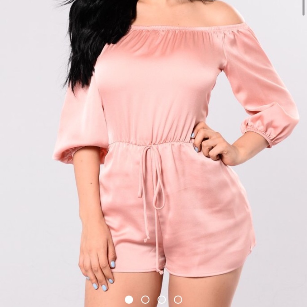 Peach Romper