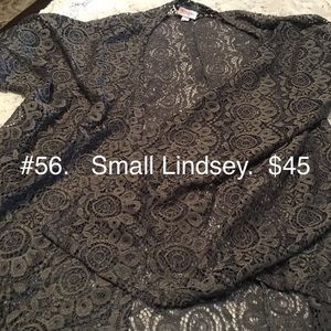 NWOT lularoe Small  grey lace Lindsey