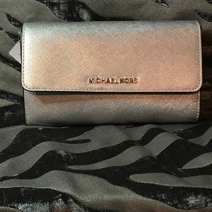 Silver Michael Kors Crossbody