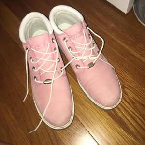 Pink Timberlands