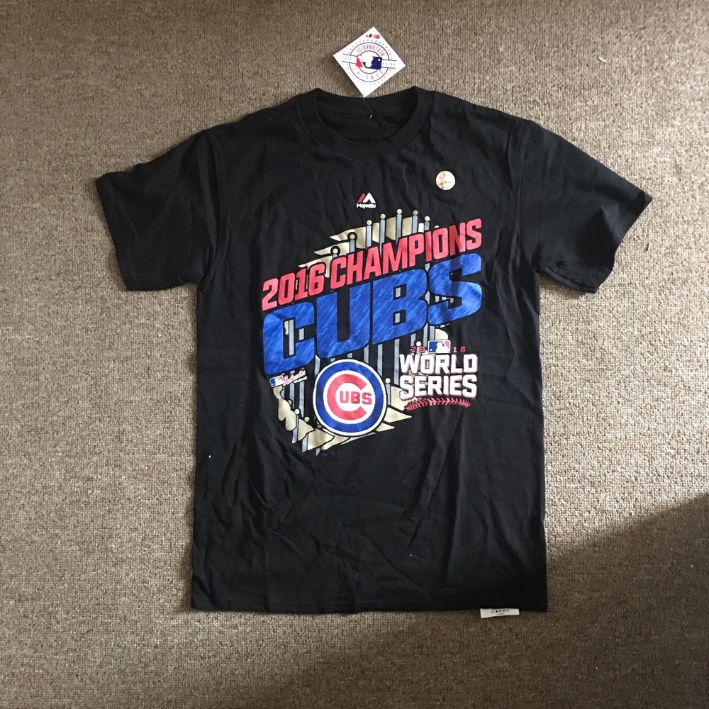 Majestic 2016 World Series Champion Cubs T-Shirt