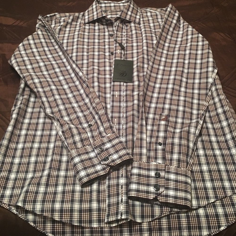 NWT 7 Diamonds XL Dress Shirt - Picture 4 of 8