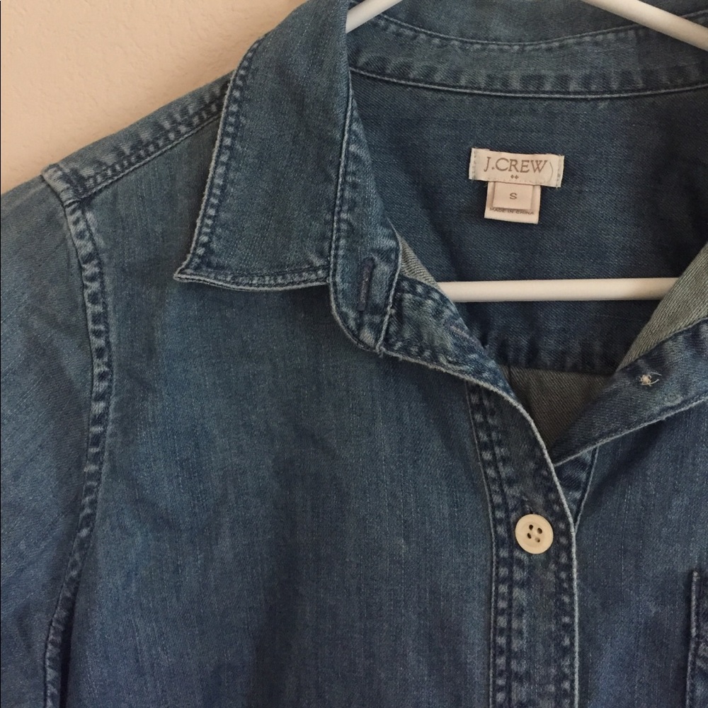 J. Crew Denim Tunic Dress