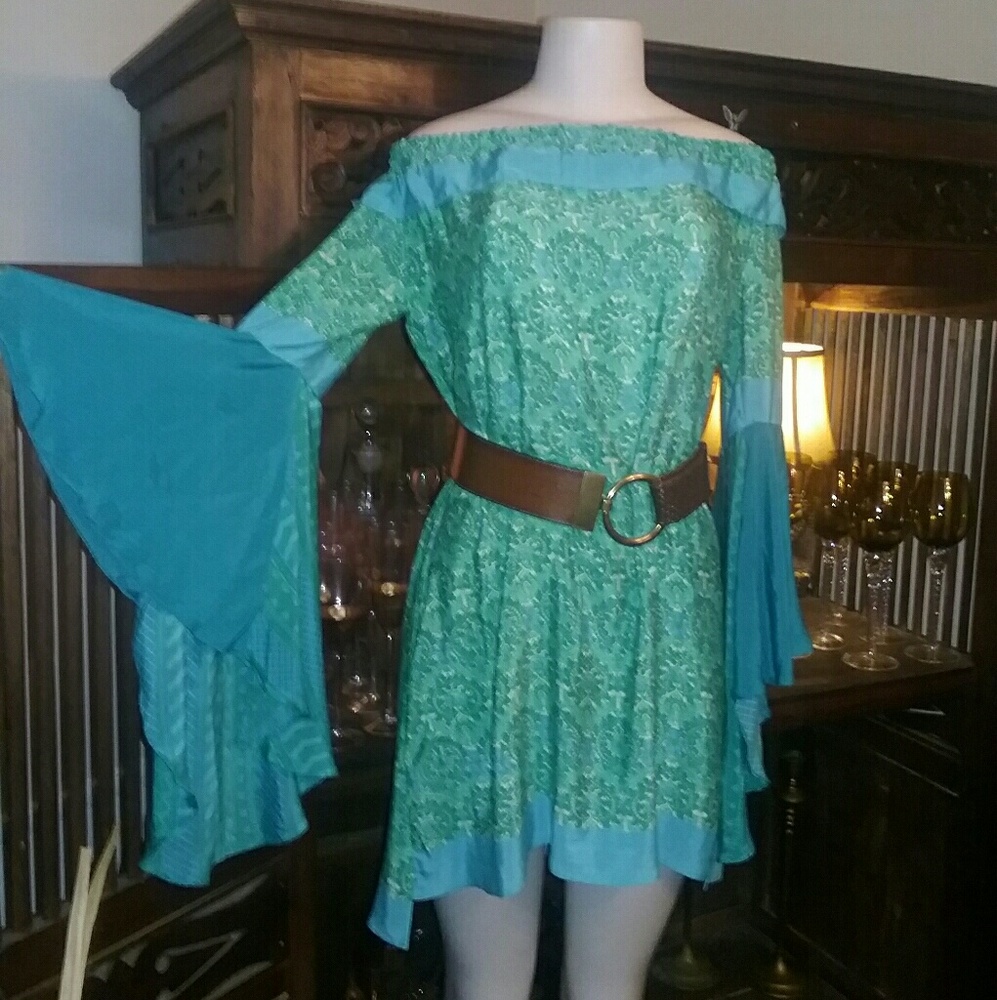 Boho Basiques Couture Pure silk dress