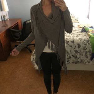 Fringe cardigan