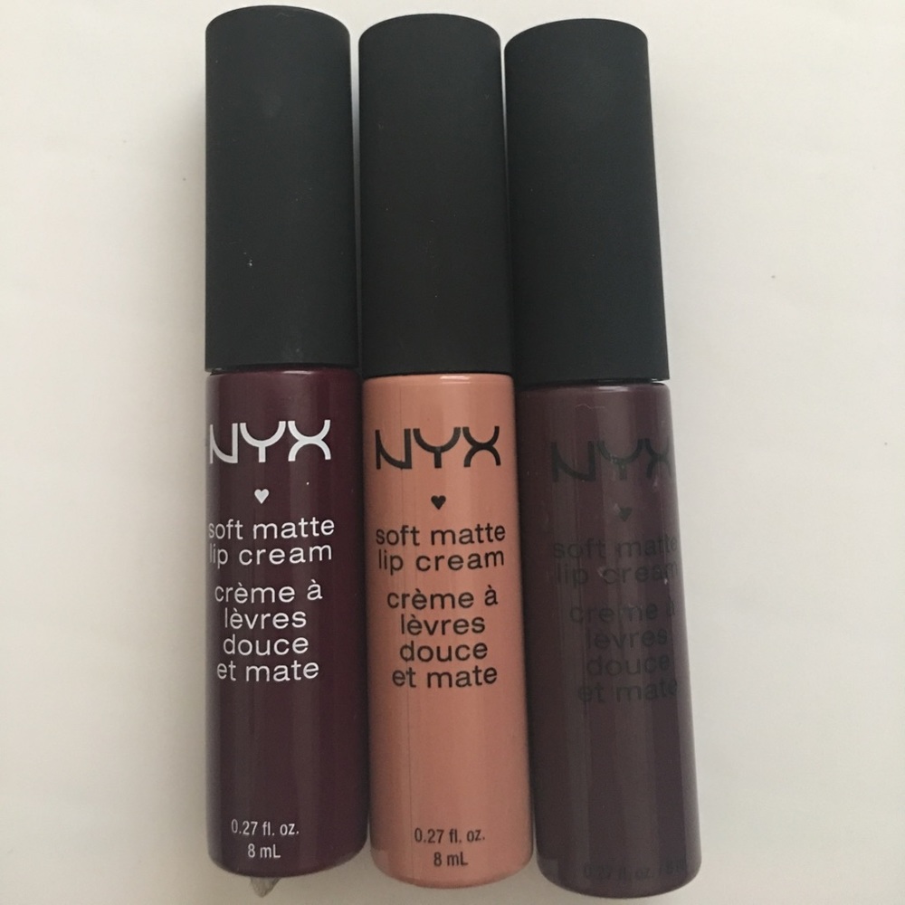 NYX 3 matte lip creams