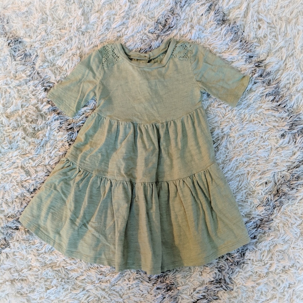 SOLD Girls Old Navy Army Green Dress