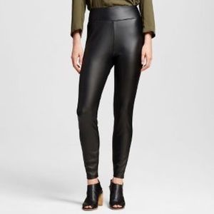 Pleather xhiliration leggings XL