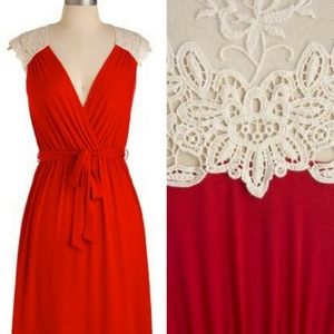 Modcloth "Tango With Me" Lace Dress