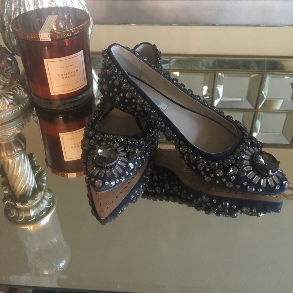 Super cute flat shoes 💎🔹🔷🔵